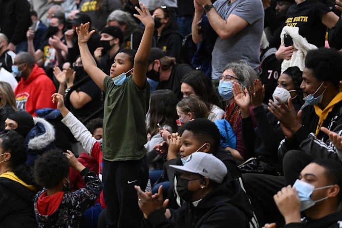 Roosevelt North Medford boys basketball Leon Neuschwander 76